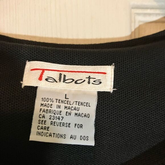 Talbots little black dress, short sleeve, excellent condition, size large - Picture 2 of 3